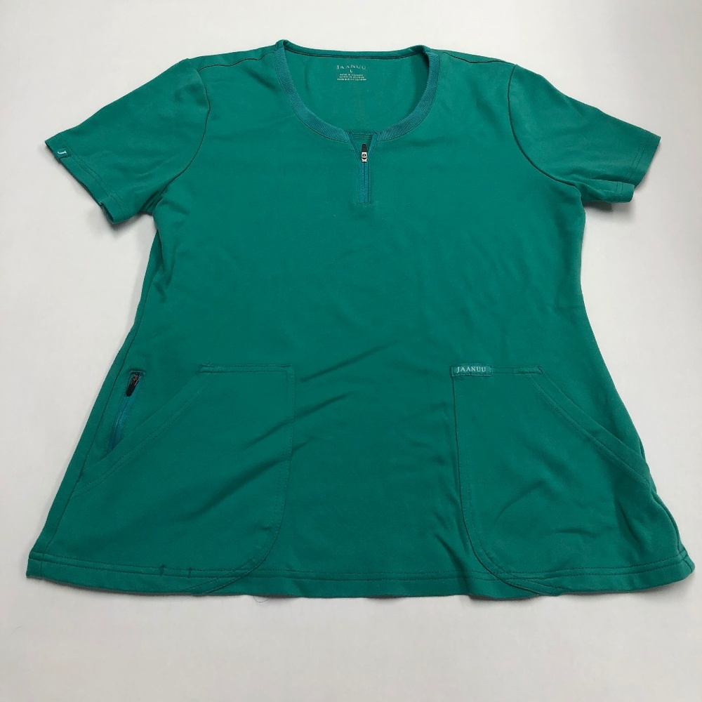 Jaanuu scoop neck scrub top style #J96218
